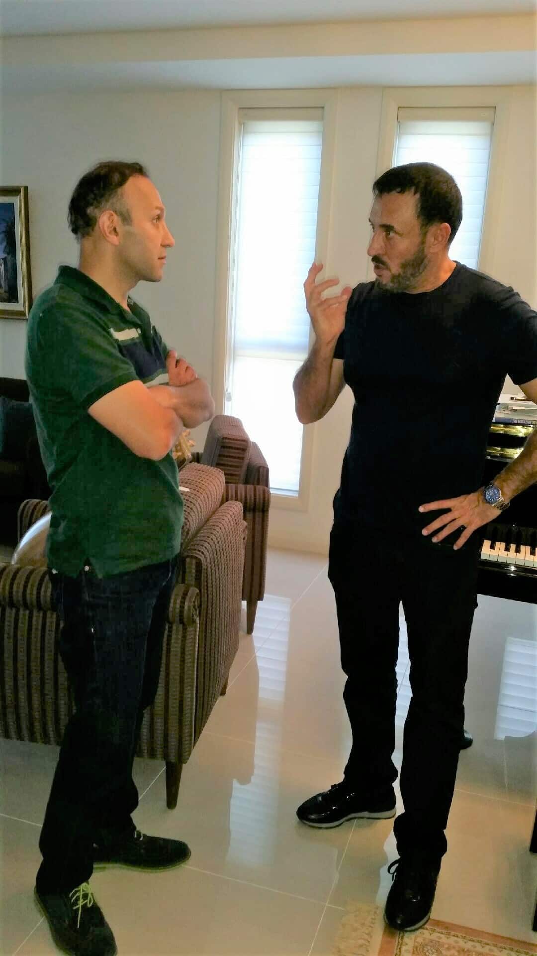 Dr Barnouti with Kadem Saher