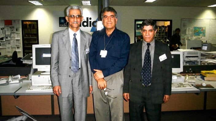 Chahin Baker and Dr Hesen Zadeh with Xesro