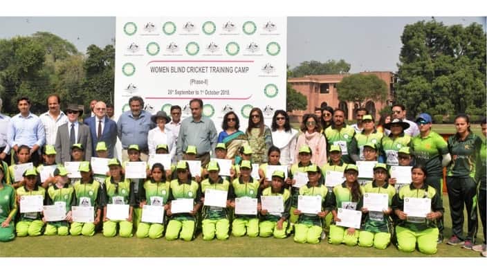 Pakitan women's blind cricket squad