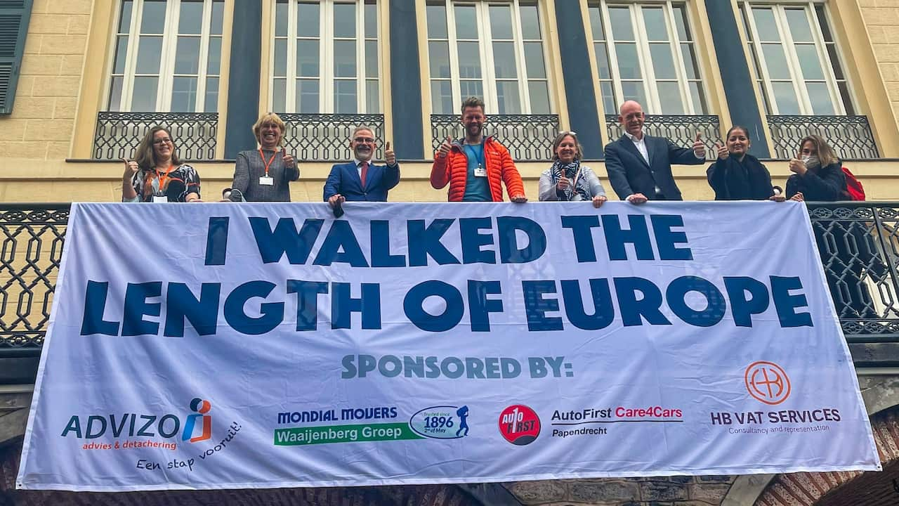 Tom Boerman walked the lenght of Europe