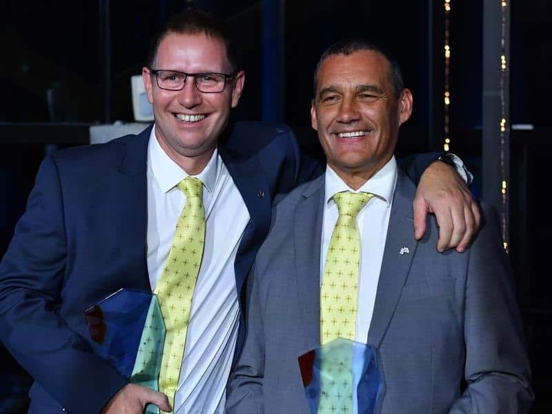 Australians of the Year Dr Richard Harris and Craig Challen.