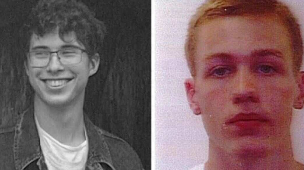Hugo Palmer and Erwan Ferrieux, both aged 20, haven't been seen since passers-by discovered their personal items at Shelley Beach on Monday morning.
