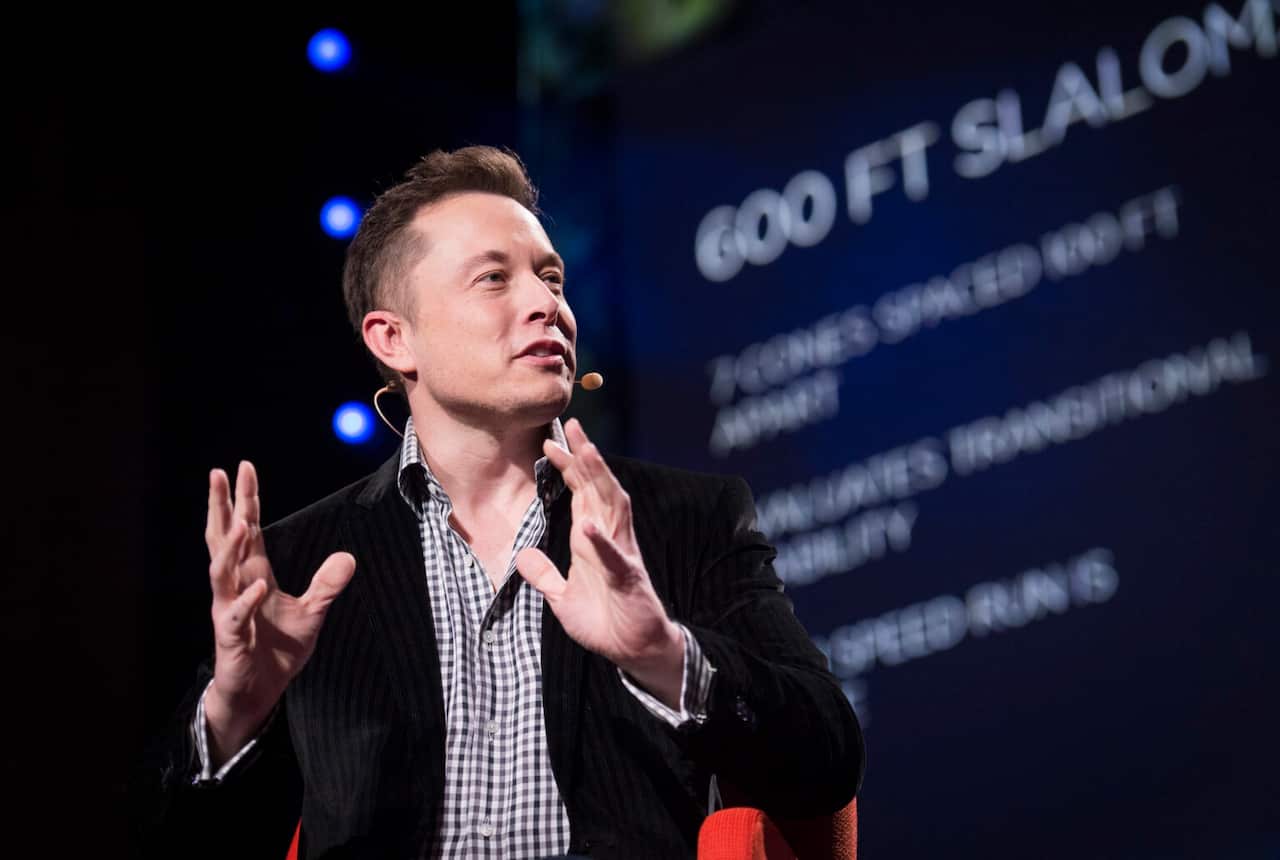 Elon Musk, serial entrepreneur, at TED2013: The Young, The Wise, The Undiscovered.  Wednesday, February 27, 2013, Long Beach, CA. Photo: James Duncan Davidson