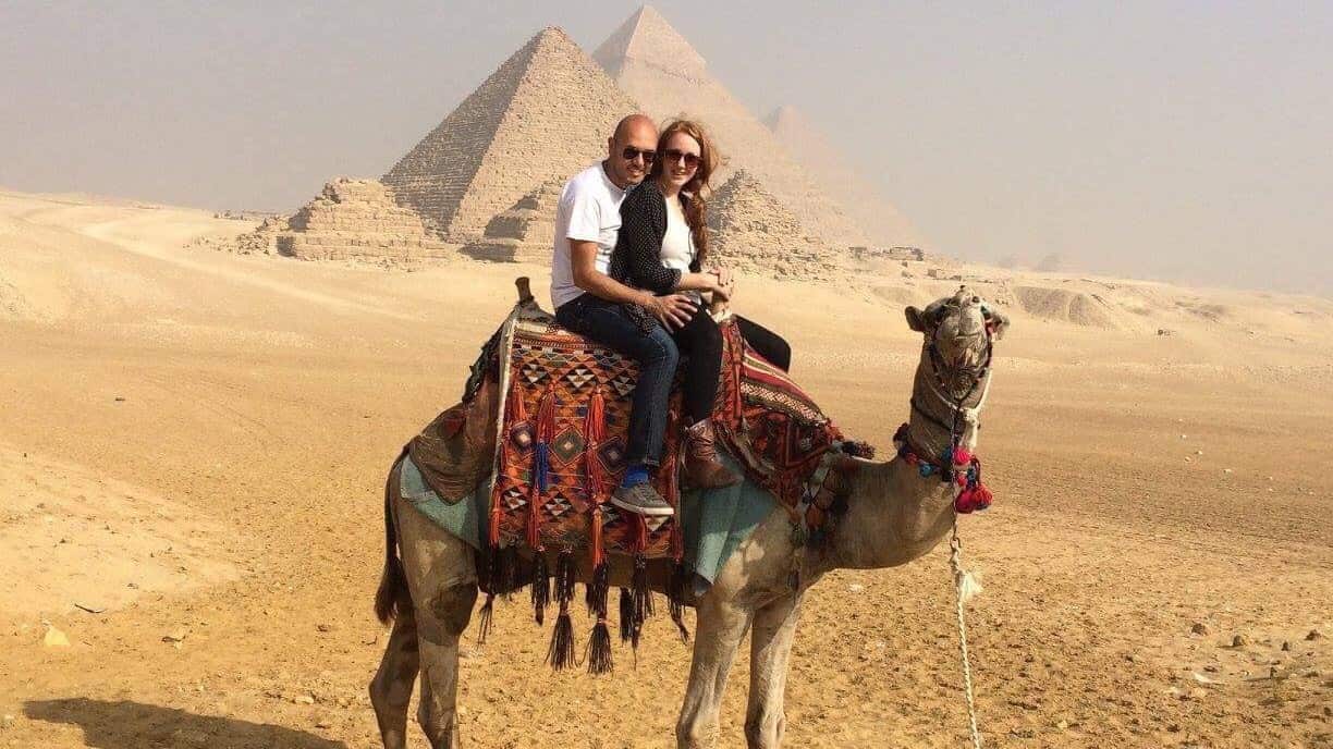 Hossam and Erin in Egypt