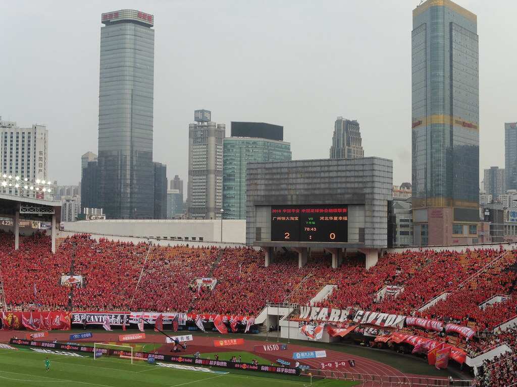 Soccer Stadium - Guangzhou Evergrande FC win 2-0.