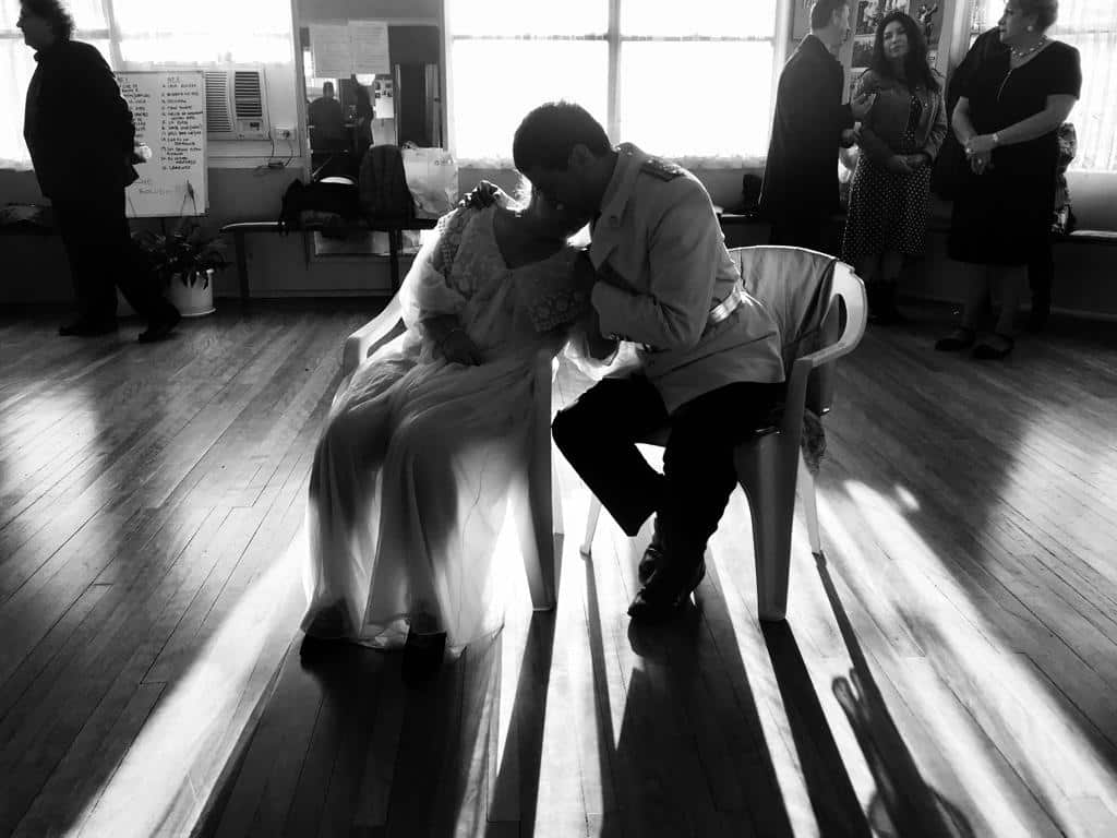 Parte del elenco en los ensayos de "Eva Perón, el musical"