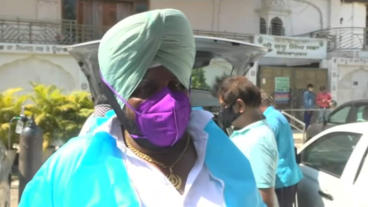 Delhi Sikh temple president Gurpreet Singh 