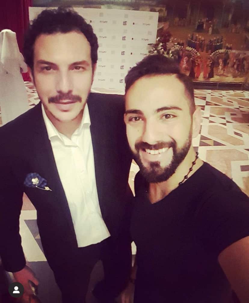 Singer and Actor Fadi Rifai with Basel Khayat