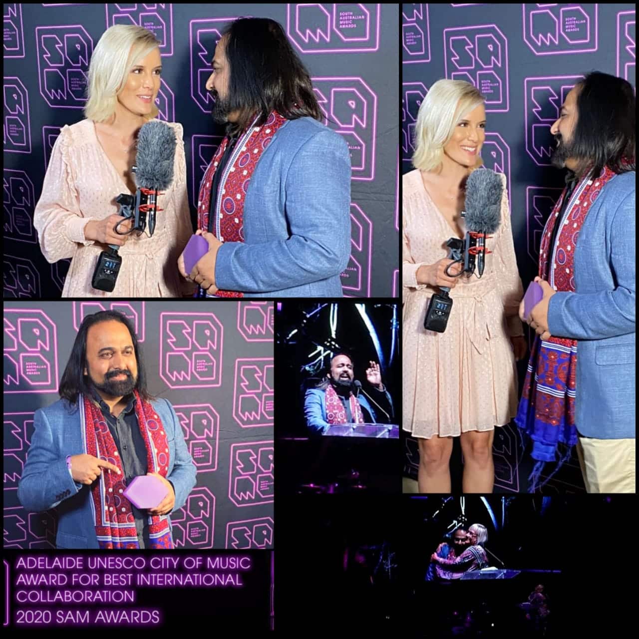 Farhan at the Award Ceremony