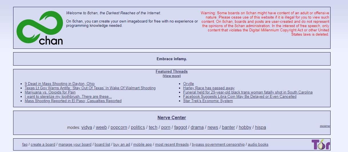 8chan has become a megaphone for mass shooters, with white nationalists actively recruiting.