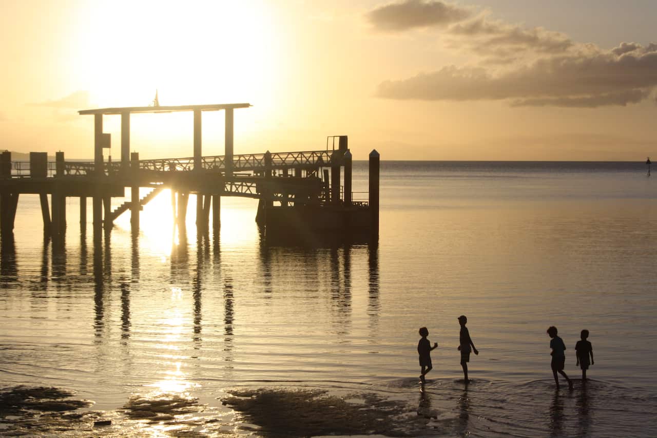 Palm Island sunset