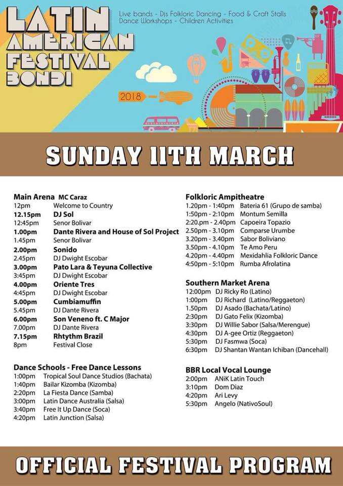 Bondi latino festival