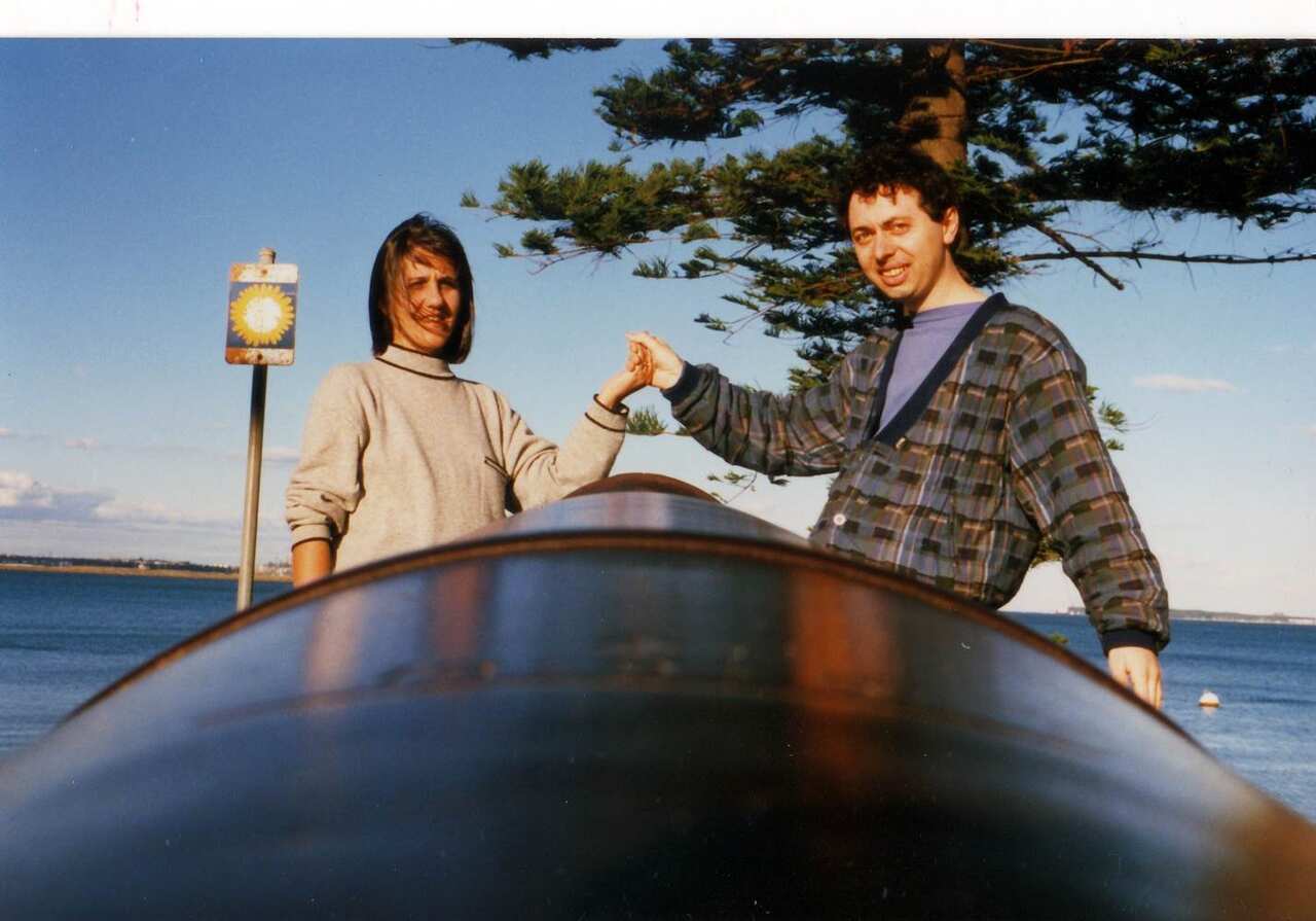 Lidija Berberu and partner