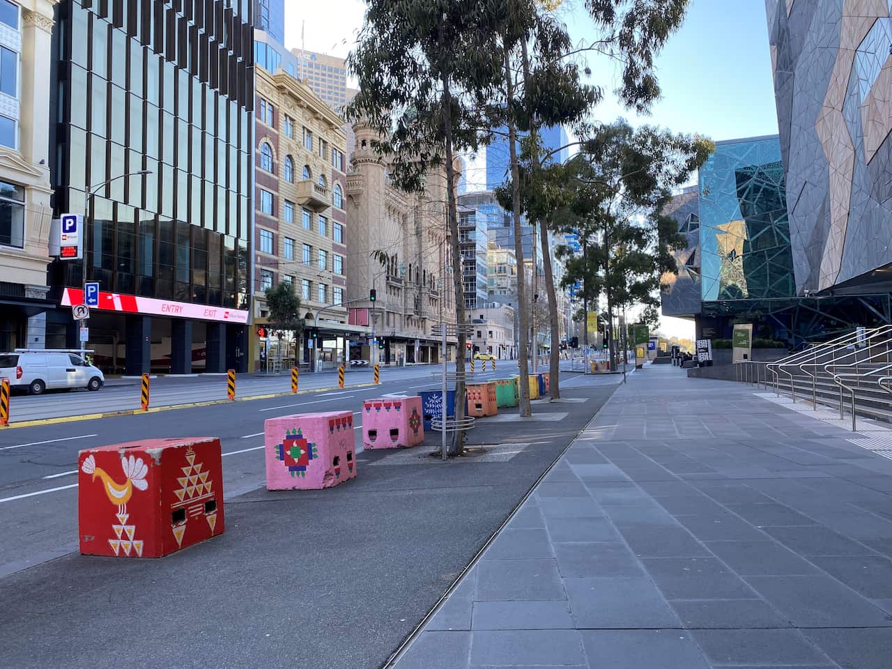 Lockdown 4 Flinders Street Melbourne