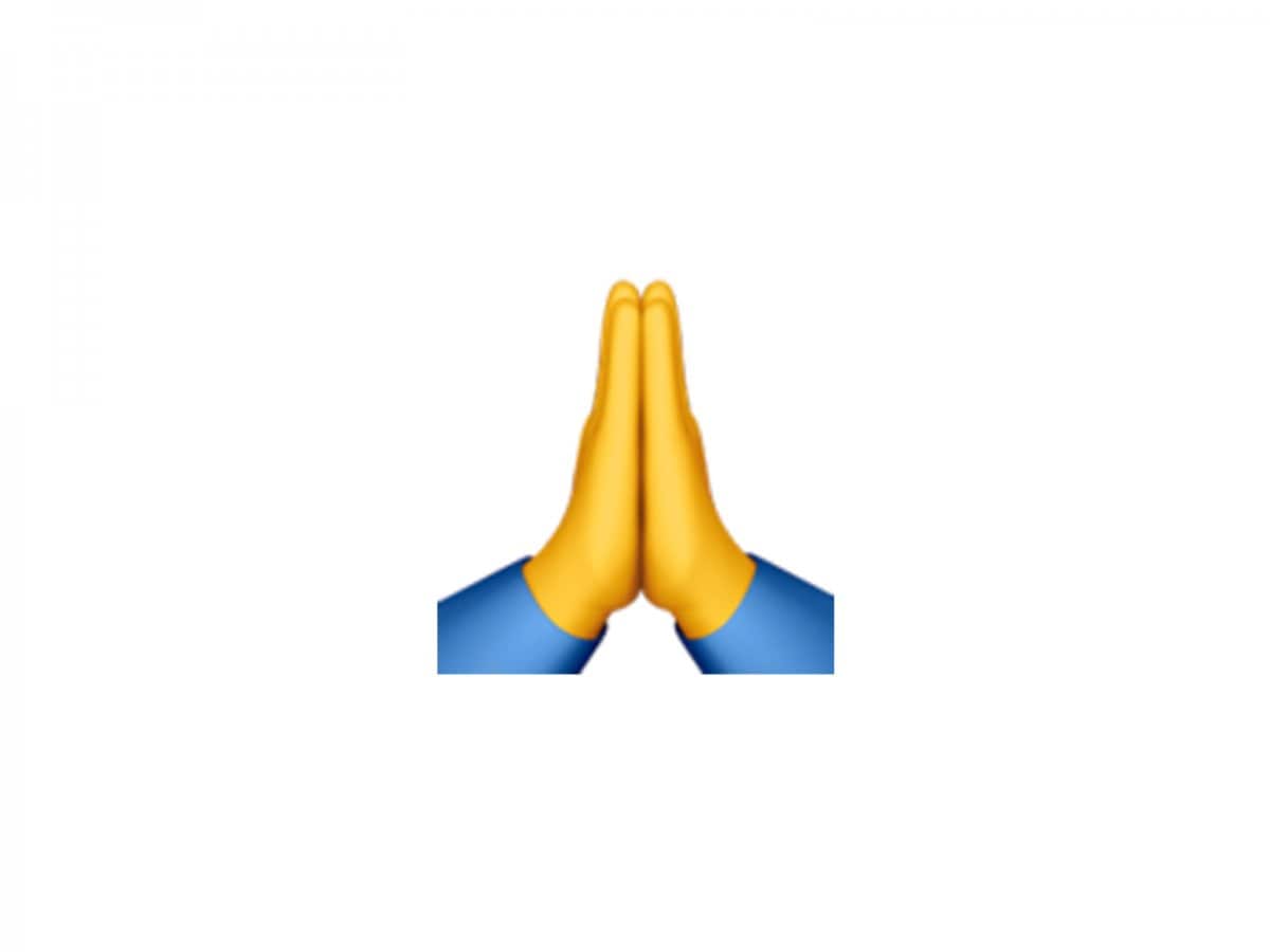 Folded hands