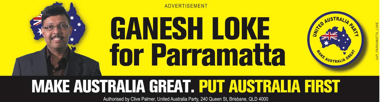 Ganesh Loke, United Australia Party Parramatta, Candidate
