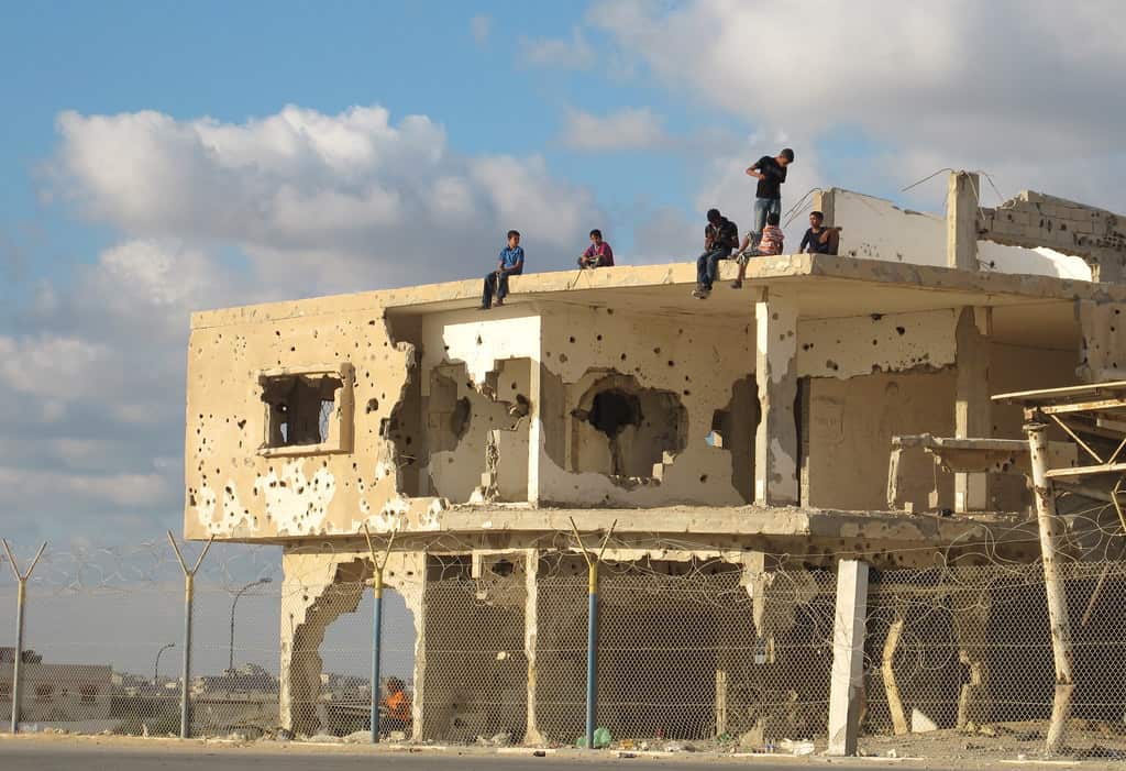Life in Gaza - children relaxing to take advantage of ceasefire.