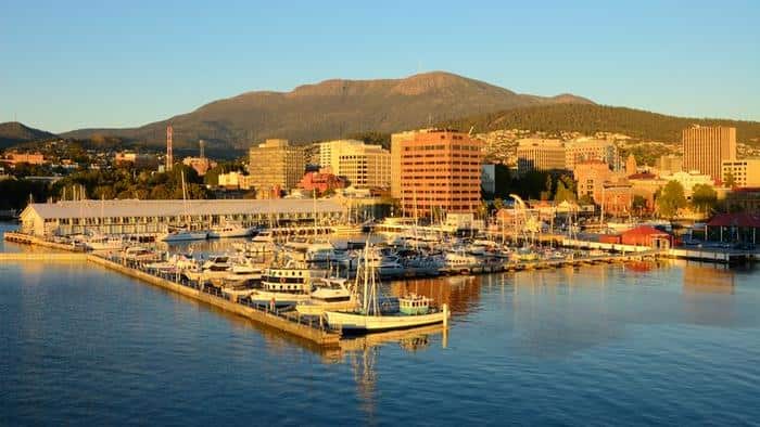 Hobart And Sullivans Harbor At Dawn