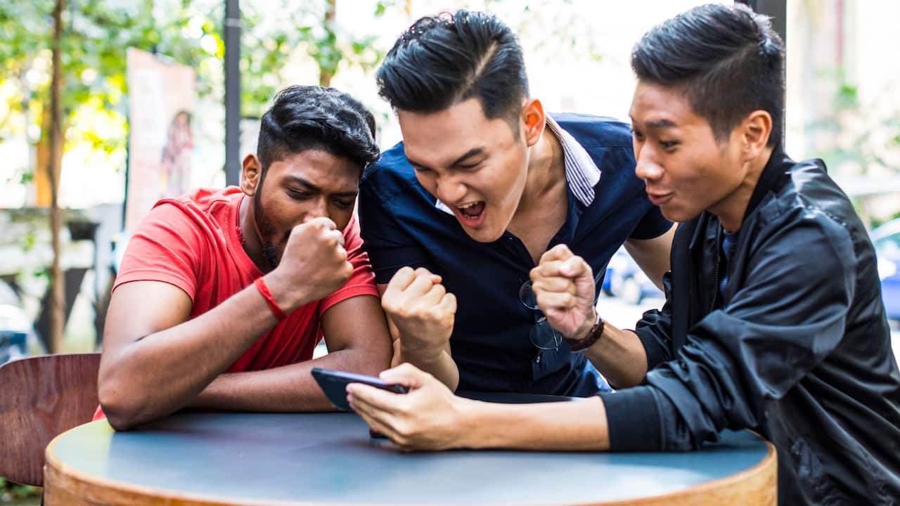 Three men 