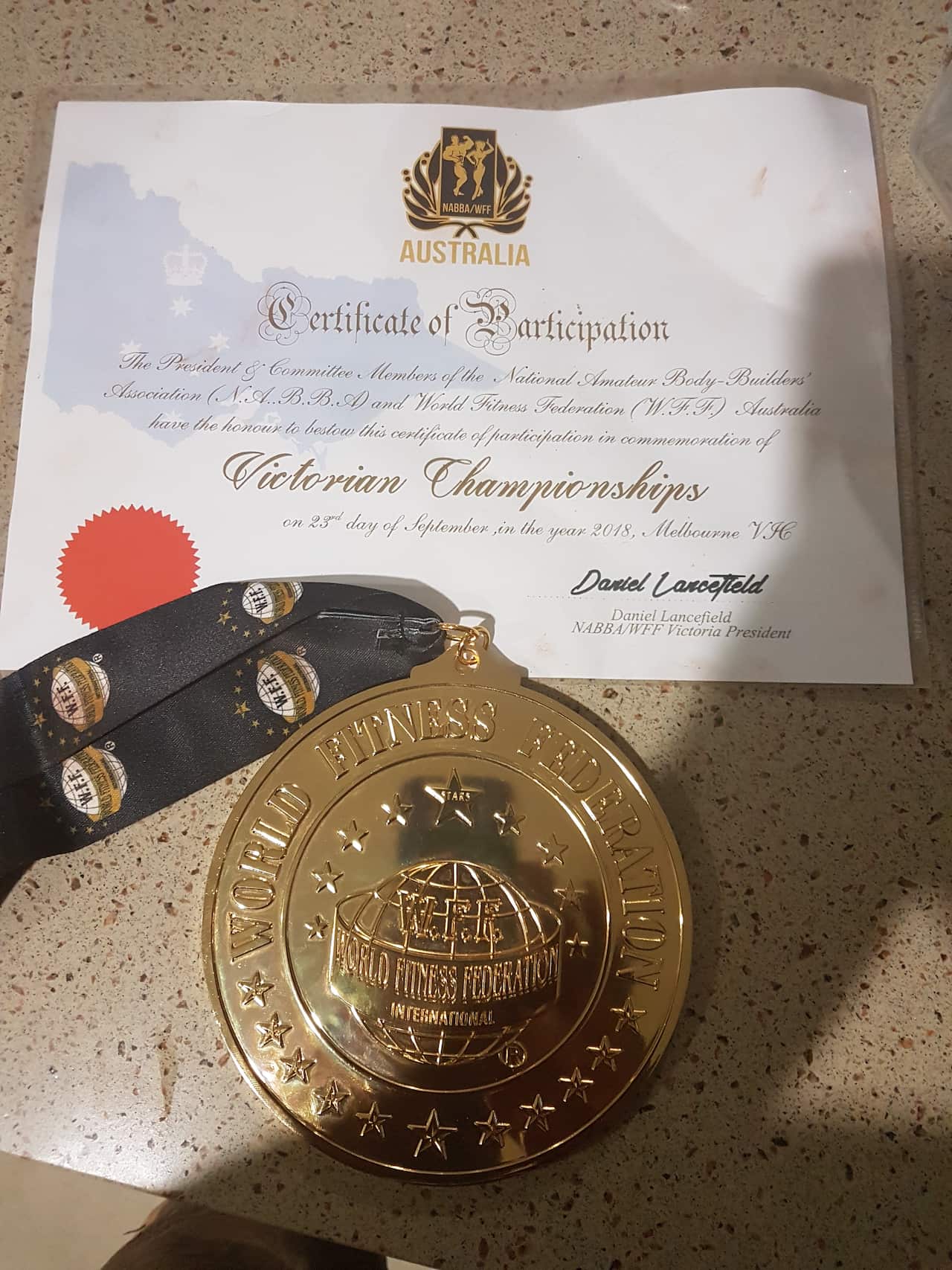 Girish Nagpal Won Gold Medal in WFF Bodybuilding Championship