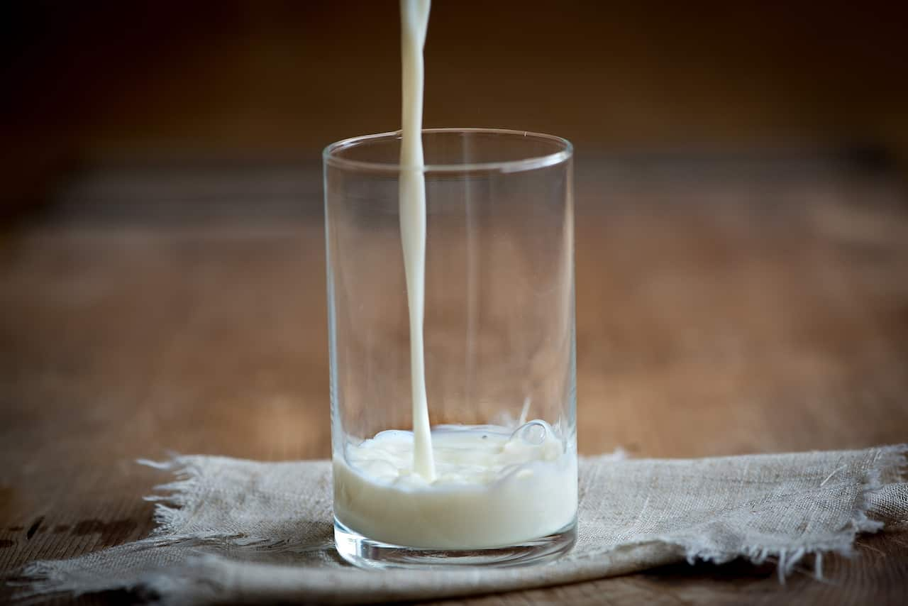 Glass of milk