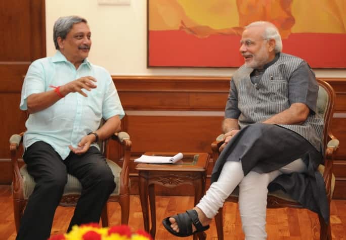 Manohar Parrikar, Narendra Modi, New Delhi