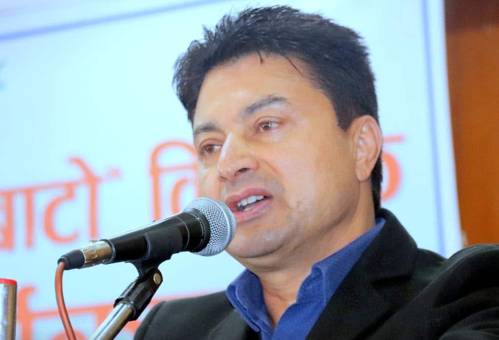 Nepal's former Labor and Employment minister Gokarna Bista.
