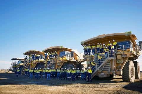 Glod mine workers