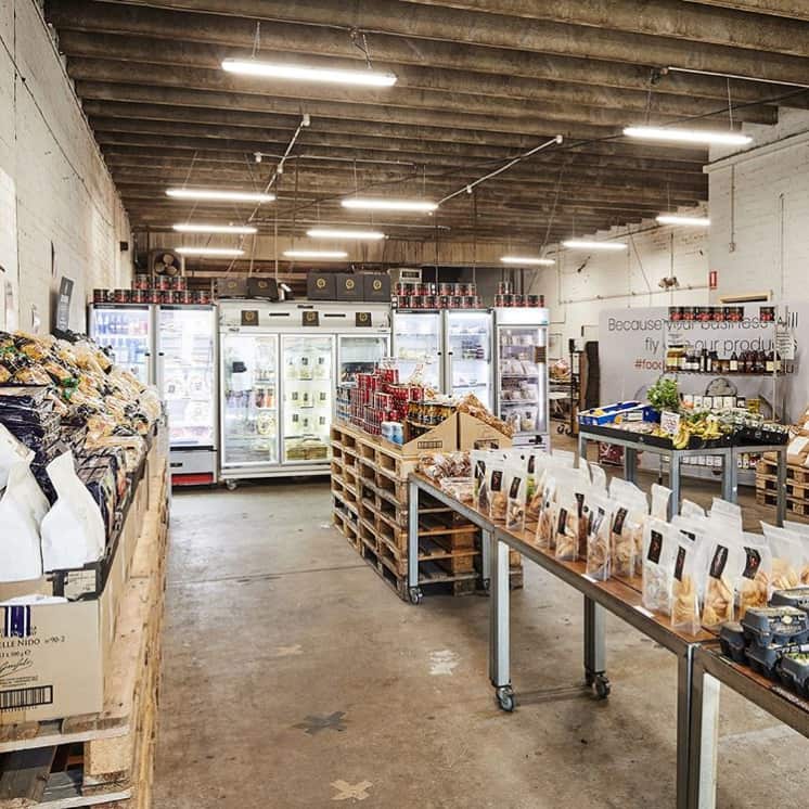 Johnny Di Francesco converted his restaurant in Melbourne into a shop, selling Italian food ingredients.