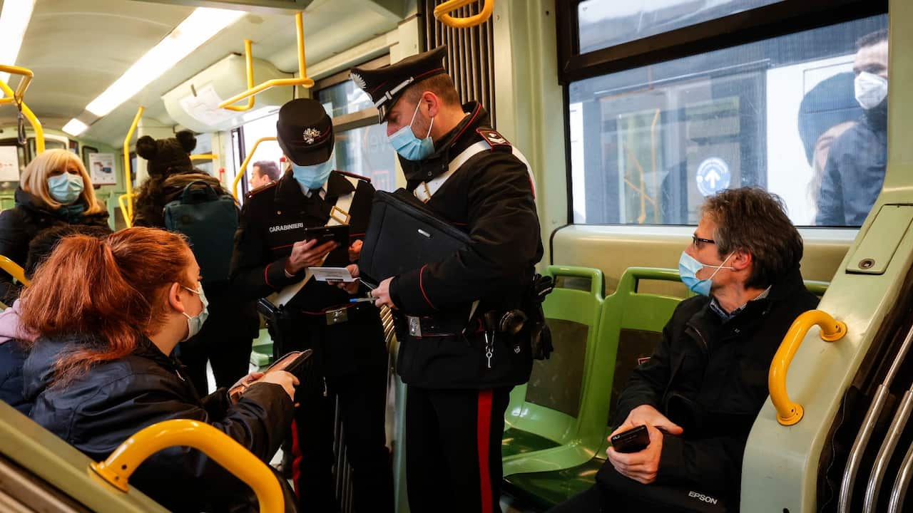 carabinieri green pass
