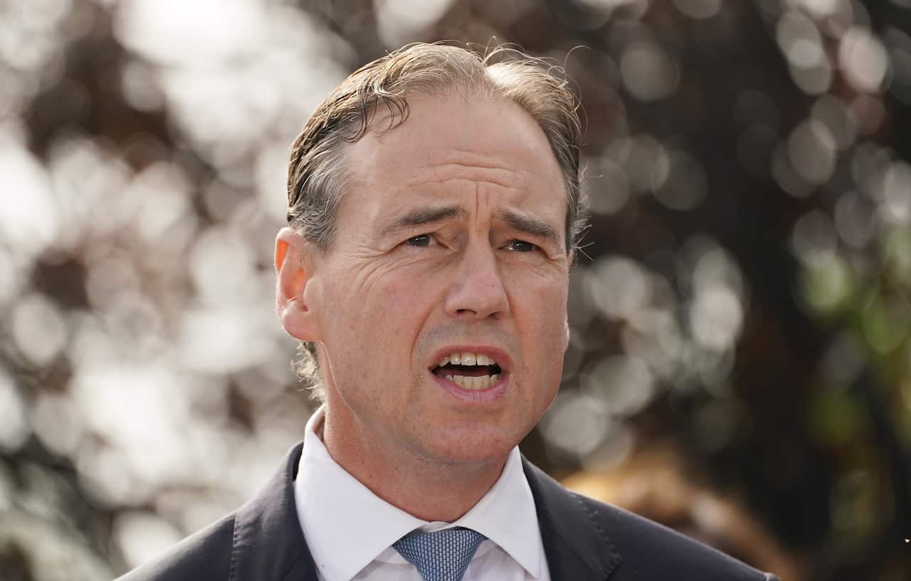 Australian Health Minister Greg Hunt