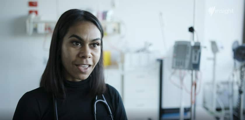 Vinka Barunga in hospital