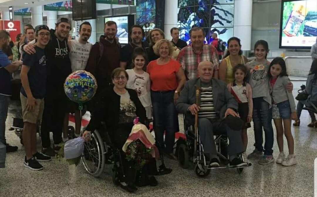 George Najariyan and his family in Australia