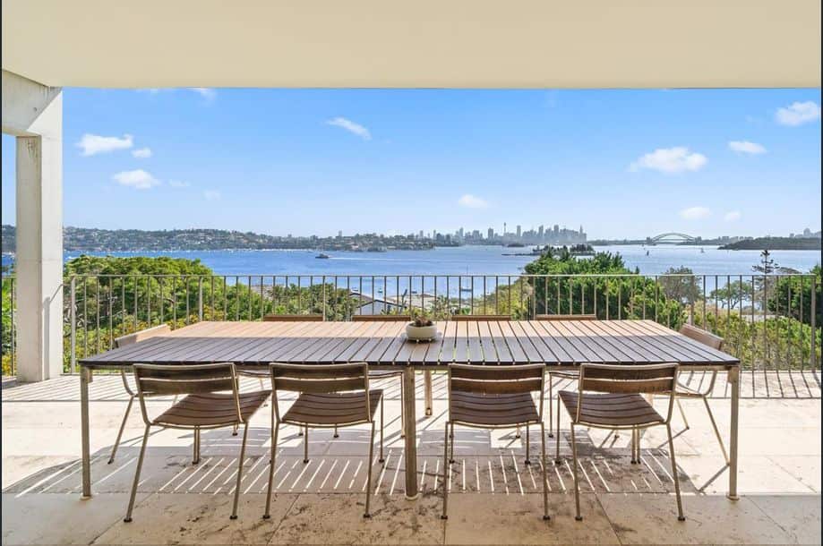 The house has knockout views