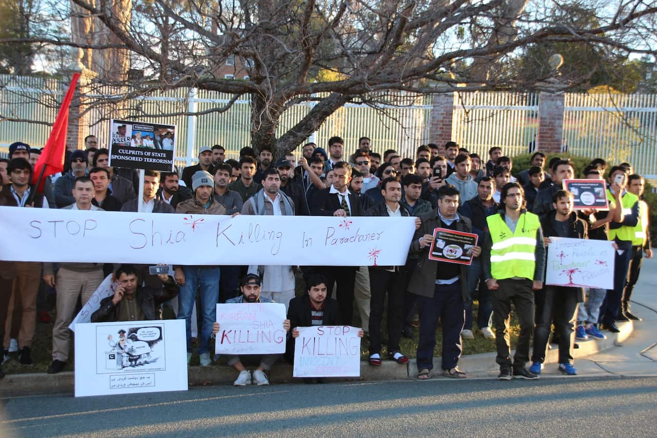 Protestors claim their voices are being ignored while the Pakistan High Commission has urged them to not give this tragedy a sectarian angle