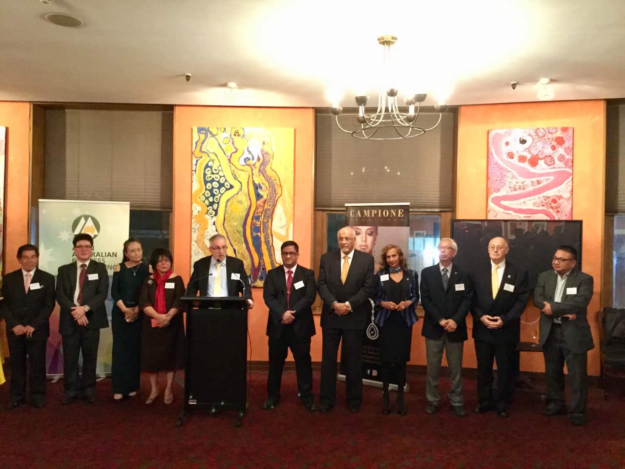 Executive members of AABC