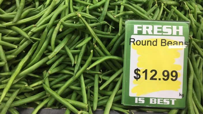 Vegetable prices