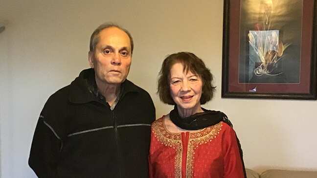 Janice Spink with Ian Satter