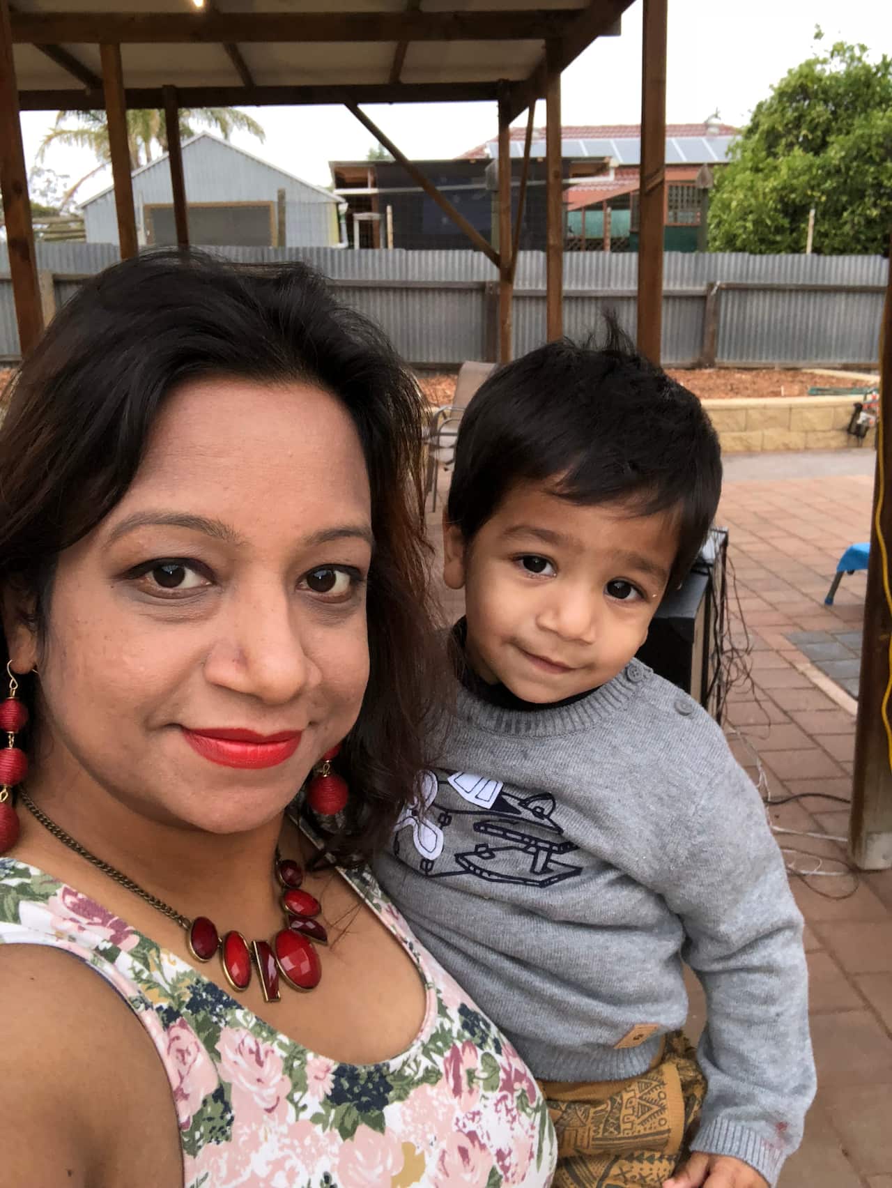 Aarya Mittal with mother Kanu Agarwal