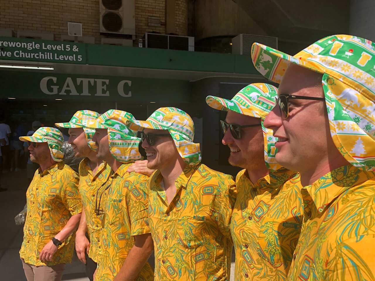 Australian fans outside SCG