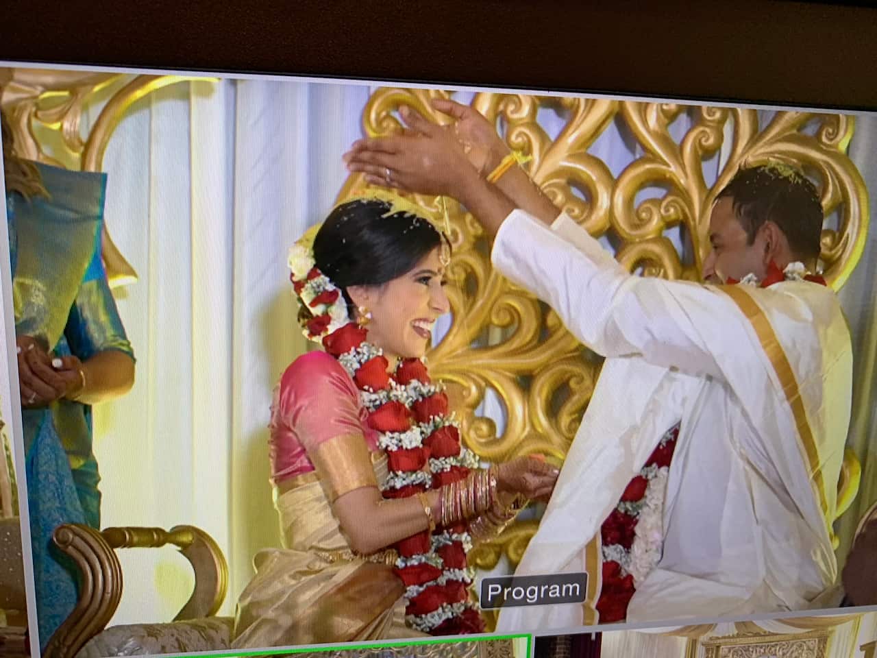 A shot from an Indian wedding