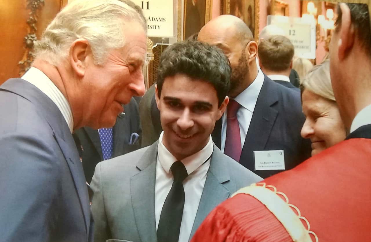 Enrico Rubolino meets Prince Charles