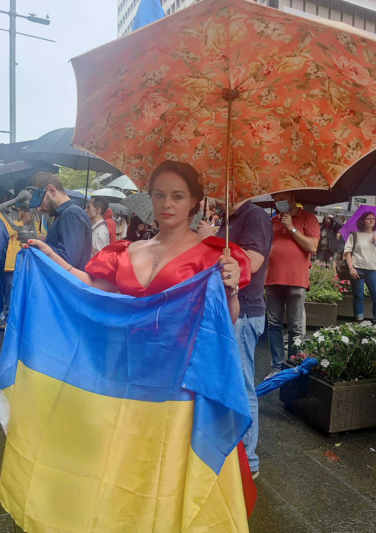 Rally in support of Ukraine, Sydney, 25.02.22