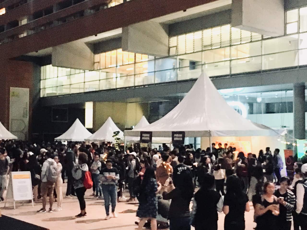People at Night Market 2018