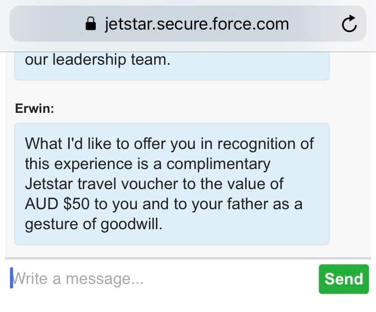 Jetstar abuse