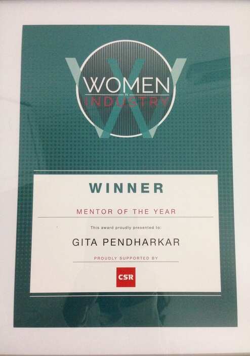 Dr Gita Pendharkar wins 'Mentor of the Year' at Women in Industry Awards 2018