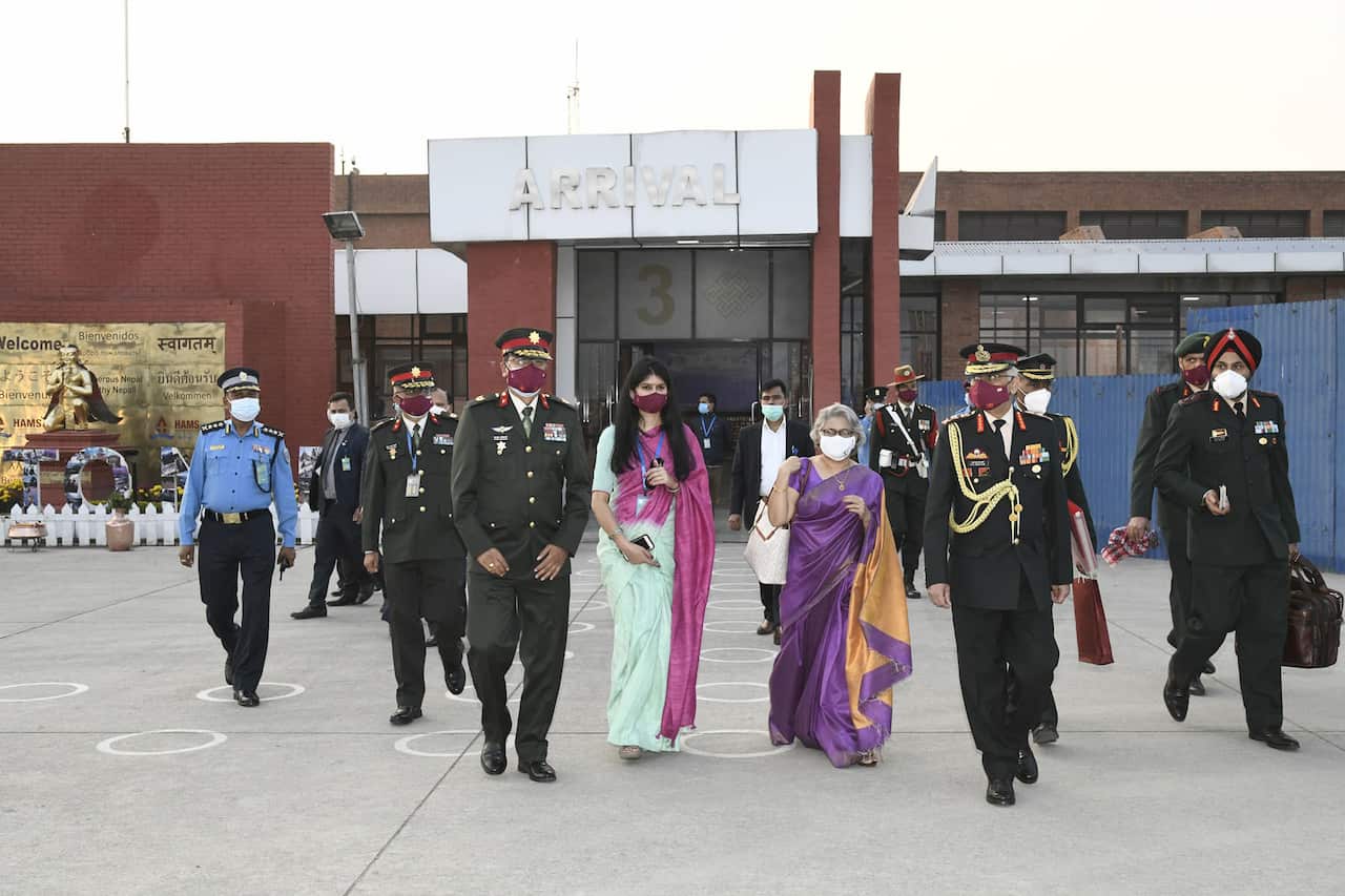 Indian Army chief Manoj Mukund Narvane arrived in Nepal for an official visit.