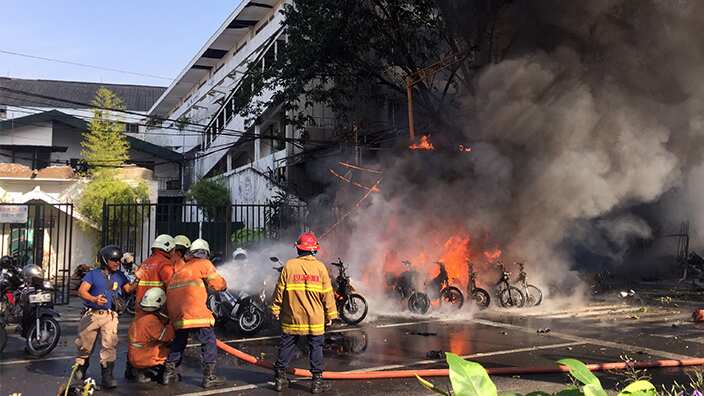 Blast in Indonesia