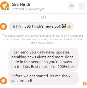 SBS Hindi newsbot