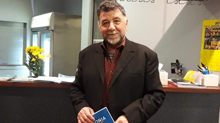 Volunteer Ioakim Christodoulou. 